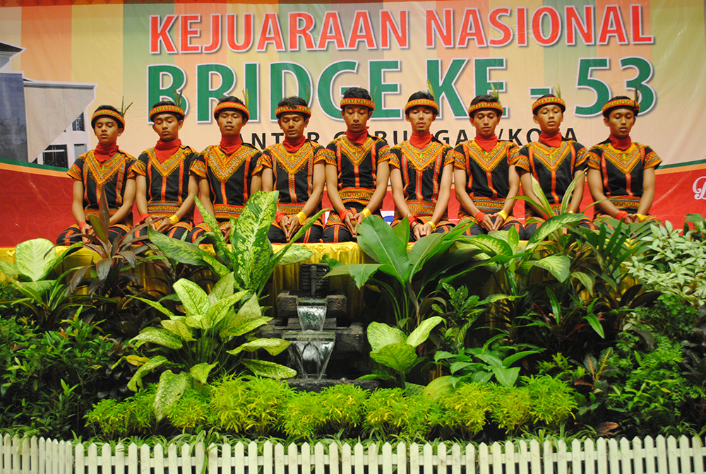 Tari Saman meriahkan Kejurnas Bridge ke 53