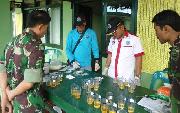 Prajurit TNI Kodim 0105 Aceh Barat tes urin