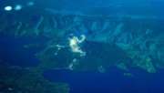 Cantiknya Danau Laut Tawar di Aceh Tengah dari atas pesawat