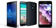 Tiga smartphone dengan layar Quad-HD